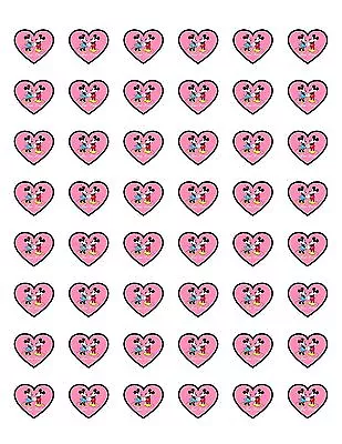 48 Mickey Mouse Minnie Mouse Heart Envelope Seals Labels Stickers 1.2  Round • $2.22