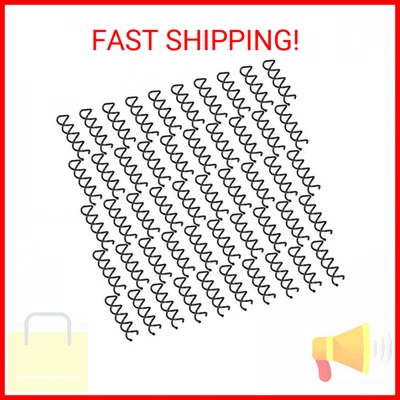 $15.28 • Buy 50PCS Spiral Hair Pins, FANDAMEI Spin Pins Non-Scratch Round Tips, Twist Screw H