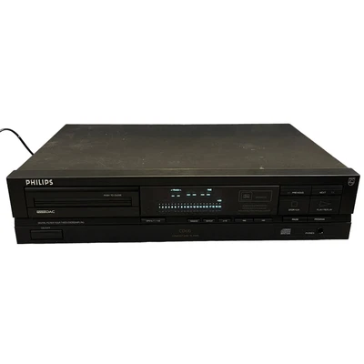£74.99 • Buy Vintage 1990 Philips CD610 Compact Disc Player Hi-Fi & Original Remote *Tested*