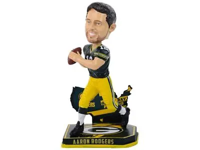 Aaron Rodgers Green Bay Packers Nation Bobblehead NFL USA Flag • $99.99