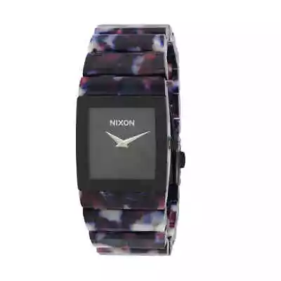 Nixon Lynx Acetate Quartz Black Dial Ladies Watch A1259-2336-00 • $49.49