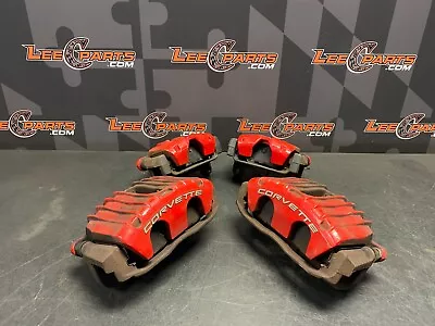 2002 Corvette C5z06 Oem Brake Calipers Pair Set Front Rear Red Used • $349.98