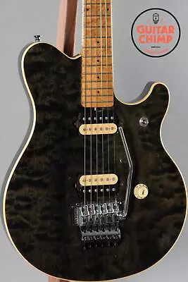 1992 Ernie Ball Music Man EVH Eddie Van Halen Signature Trans Black Quilt • $5999