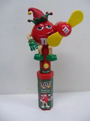 M+M Dispensers Red-Jester No Candy New Battery Operated Fan Working • $9