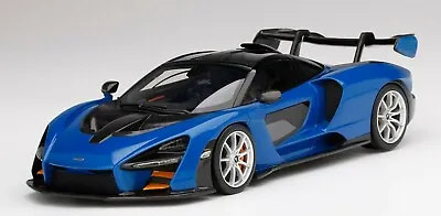 Top Speed Models 1/18 McLaren Senna Antares Blue MiB • $285