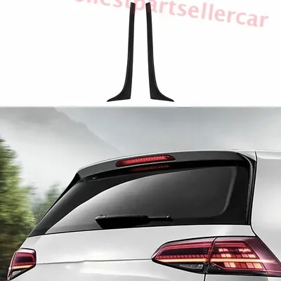 For VW Golf MK7/7.5 2014-2019 Gloss Black Rear Spoiler Tail Trunk Lip Wing Flap • $42.05