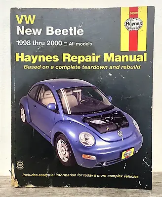 Haynes VW New Beetle 1998-2000 All Models Repair Service Workshop Manual • $17.95