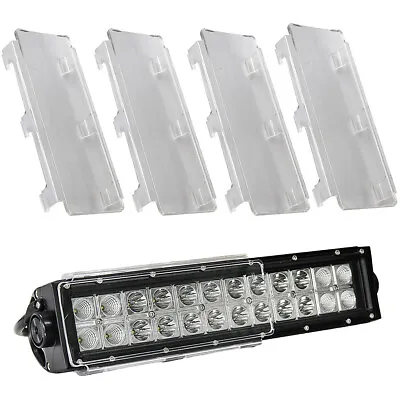 4pcs 8  Clear Protector Lens Cover For 32  Off-road LED Light Bar 12  24  50  52 • $42.71