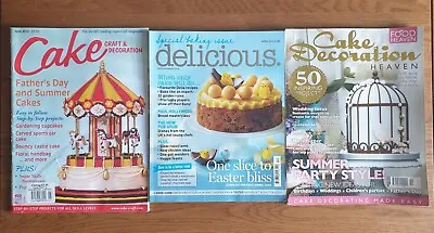 Mixed Bundle Cake Decorating Magazines X3 • £2.99