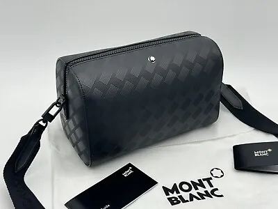 Montblanc Extreme 3.0 Black Leather 142 Crossbody Bag New 100% Genuine Rp $1400 • $695