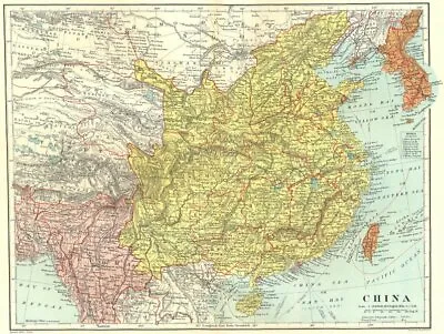 $39.43 • Buy CHINA. Showing Treaty Ports & Enclaves. Hong Kong Weihaiwei. STANFORD 1906 Map
