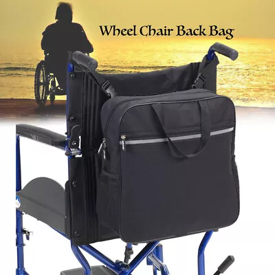 Wheelchair Bag Shopping Mobility Storage Holdall Handle Scooter Walker Frame Bag • $26.95