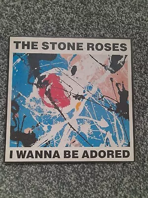 The Stone Roses – I Wanna Be Adored 7” [Silvertone Records ORE 31 – 1991 UK] • £39.99