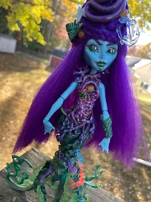 Monster High Custom Ooak Doll Scarrier Reef Posea • $100