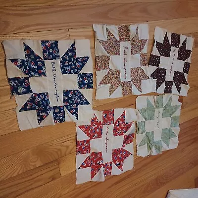 Vintage Patchwork & Embroidered Angel Quilts +Friendship  Quilt Blocks • $5