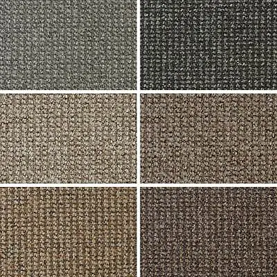 Carpet Berber Loop Pile Cheap Carpets Felt Backing Hard Wearing Lounge Stairs • £49.99