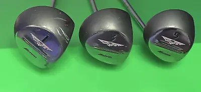 Ladies Woman's Mizuno Golf Wings 1 3 5 Woods DRIVER Set Right Hand Steel Shaft • $26