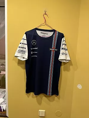 Williams Martini Racing Pit Crew Shirt Jersey Hackett F1 Formula One Men’s M • $19