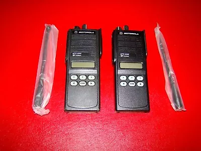 LOT OF 2 Motorola MTS 2000 II Flashport Two Way UHF Radio H01UCF6PW1BN 800MHZ • $79.99