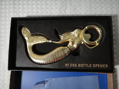 Lady Luck Mermaid Bottle Opener Brass-Coated By Gentlemen's Hardware No. 296 • $17.99