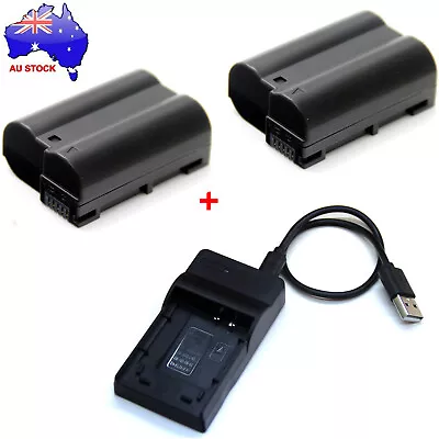 AUS Battery / Charger For EN-EL15e MH-25 Nikon 1 V1 1V1 Z6 Mirrorless Camera • $21.88