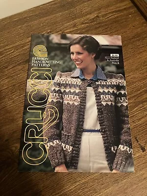 Vintage Back Issue Of Crucci Magazine - Fashion Handknitting Patterns • $3.50