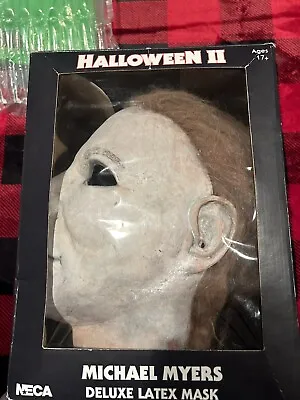 RARE Halloween II 2 Michael Myers Mask NECA Horror Handcrafted DELUXE Limited Ed • $55