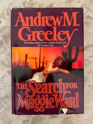 LARGE PRINT:  The Search For Maggie Ward By Andrew M. Greeley (1991 HC) VG • $3.49