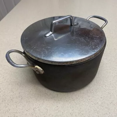 Vintage MAGNALITE  GHC PROFESSIONAL  3 Qt  2.8 L  Stock Pot  Dutch Oven Pan Lid • $45