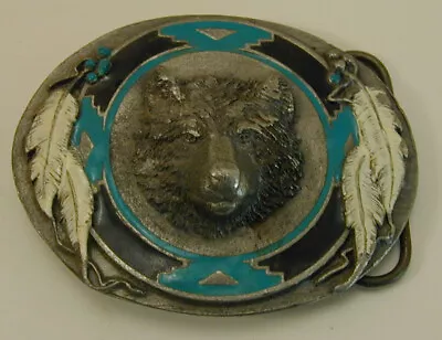 Old Original WOLF Belt Buckle Siskiyou Buckle Co. Ashland Oregon Very Rare • $6.99