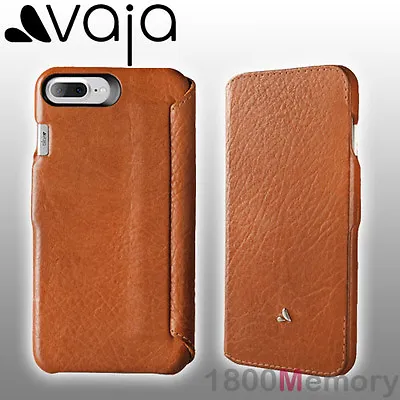 $97.69 • Buy GENUINE Vaja Agenda MG Premium Leather Case Saddle Tan Apple IPhone 8 7 Plus 5.5