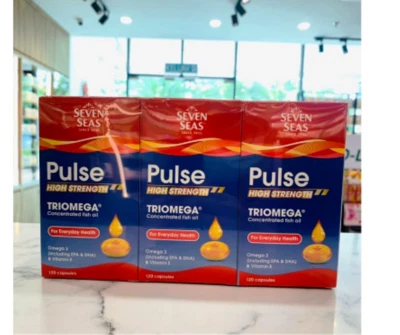 $79.90 • Buy Seven Seas Pulse High Strength Triomega 120's X 3 Boxes