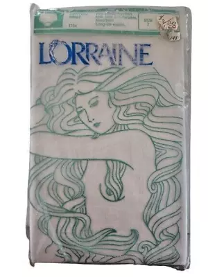 Vintage Womens Panties Lorraine Cotton Brief Underwear Size 7 NEW • $17.99