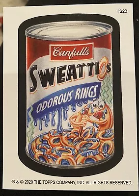 2020 Wacky Packages Postcards April Fools Bonus Sticker SWEATIOS TS23 • $12.50