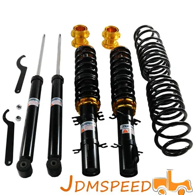 Coilover Struts For VW GOLF / GTI / JETTA MK4 99-05 Suspension Spring Kit Golden • $195.99