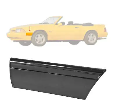 1987-1993 Mustang Unpainted Front Fender Body Molding Moulding Left LH Side • $36.27