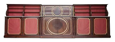 Important Monumental Antique Regency 5.7 Meter Rosewood Italian Marble Sideboard • £17000