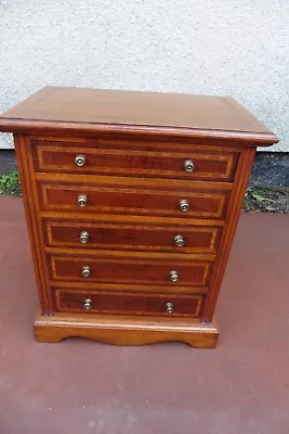 £225 • Buy Antique Edwardian Inlaid Mahogany Speciman Collectors Chest Of Drawers, C1900/10