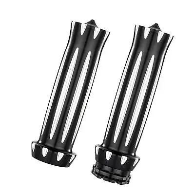 2Pcs Motorcycle Handlebar Grips For 25mm 1 Inch Non Slip Aluminum Alloy Fit For • $45.75