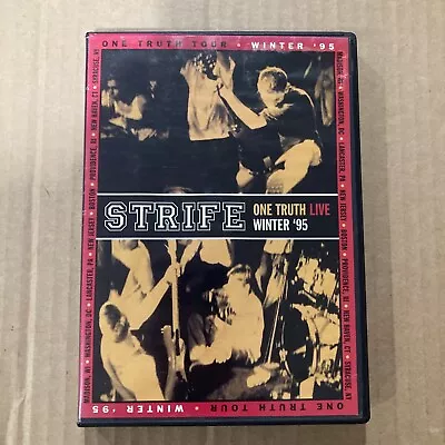 Strife ‎– One Truth Live Winter ‘95 DVD - 2001 Victory Hardcore - RARE • $16.99