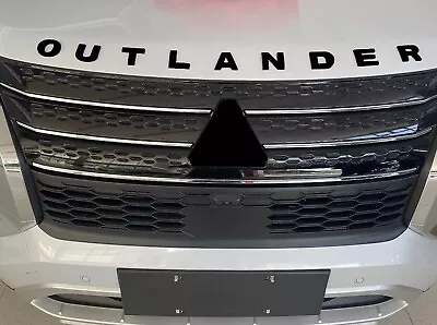 Hood Liftgate Emblem Letters Decal For 2024 Outlander Letters Badges Gloss Black • $31.99