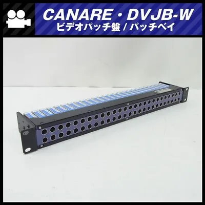 CANARE 26DV Video Patch Panel W/ DVJB-W 3G/SDI Modules 75Ω • $135.55