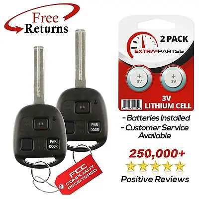 $26.95 • Buy 2 For 2004 2005 2006 Lexus RX330 Remote Key Combo Keyless Entry Fob