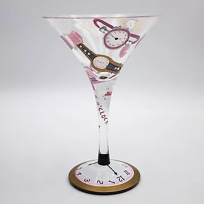 It's 5 O'Clock Somewhere Lolita Love My Martini Glass New Open Box • $24.95