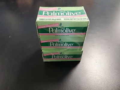 New Vintage Lot Of 3Palmolive Classic Scent Mild All Family Bar Soap Hand Soap • £11.57
