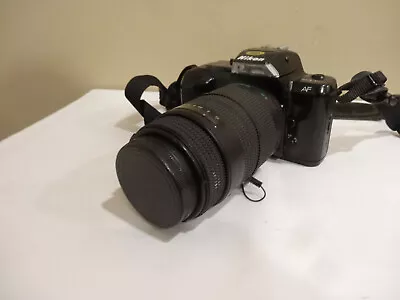 Nikon N4004 AF SLR Camera With Quantaray Tech-10 75-300mm 1:4-5.6  Lens • $70