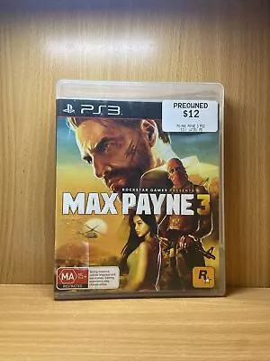 Max Payne 3 - Sony PlayStation 3 PS3 Game - Complete With Manual Pal • $7.99