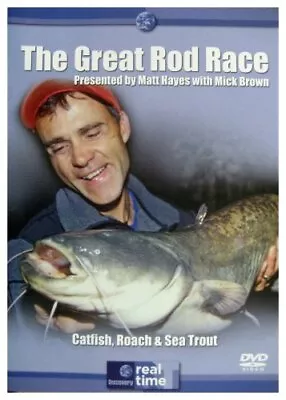 Matt Hayes - Great Rod Race  - Catfish Roach & Sea Trout (2004) DVD • £2.30