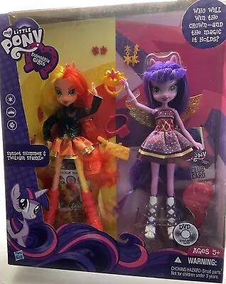 My Little Pony Equestria Girls Sunset Shimmer & Twilight Sparkle NIB • $39.99