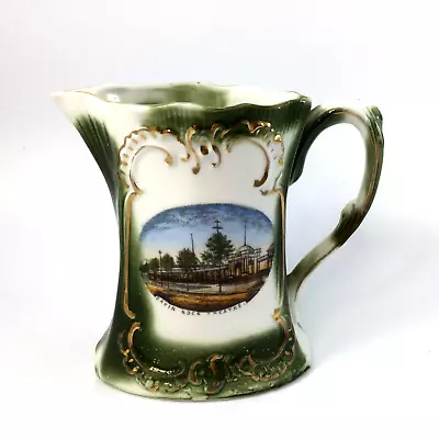 Vintage Souvenir Porcelain Creamer Milk Jug Hand Painted  Germany • $11.70